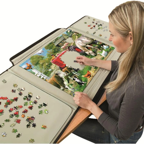 Portable jigsaw 1000 pieces - jigsaw,