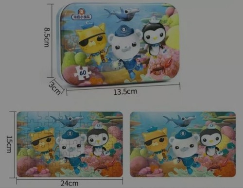 Octonauts puzzles with metal