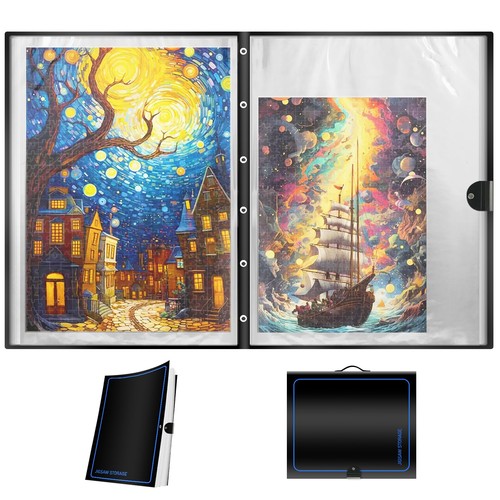 Jigsaw puzzle storage binder - jigsaw,