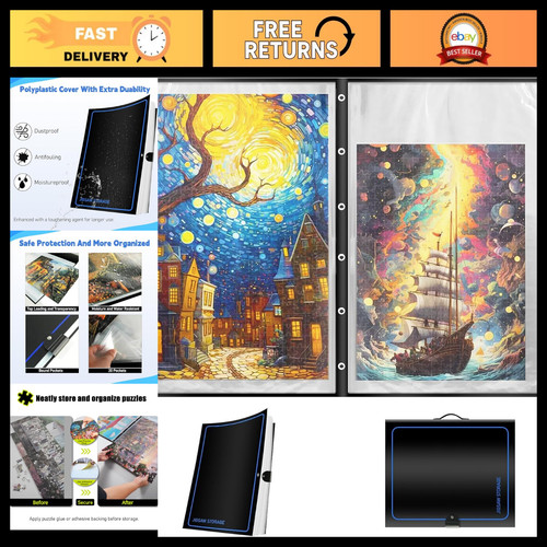 Jigsaw puzzle storage - binder,