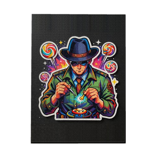 Detective solving case - solving,