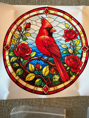 Crafthub cardinal rose - rose, wooden