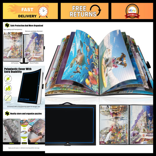 Puzzle binder storage - puzzle, folder