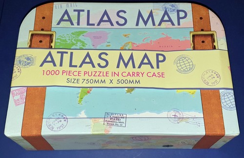 World atlas map jigsaw 1000 - atlas,