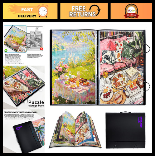 Large capacity puzzle storage - capacity,